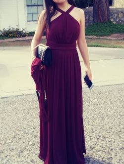 Burgundy Formal Dress XS