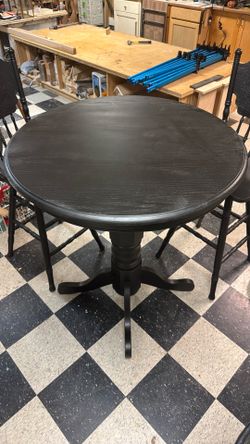 Black Dining Set