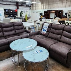 America's Comfort Company Power Reclining Sofa Set