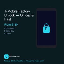 T-Mobile Phone Unlock — Guaranteed Results
