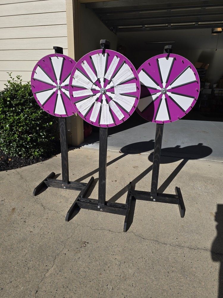 Spinning Wheel; Trade Show Game of Chance Wheel