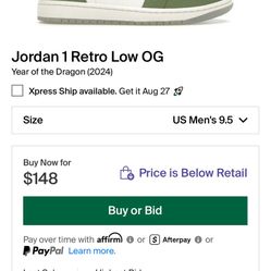 Jordan 1 Low Year Of The Dragon 