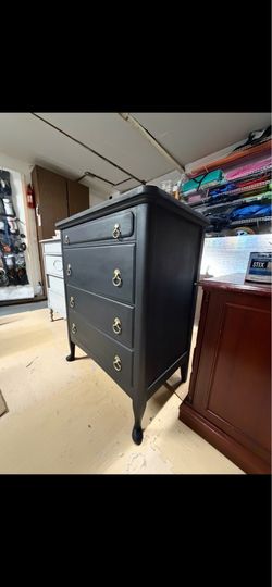 Provincial refinished Black Dresser