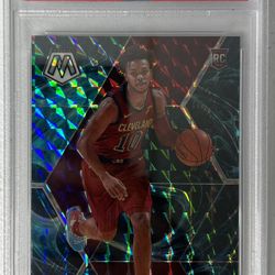 2019 Panini Mosaic Darius Garland Rookie RC Genesis PSA 10 Gem Mint #249 Prizm
