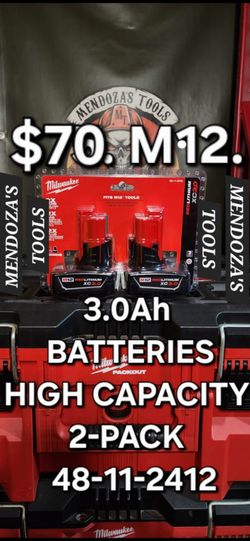 Milwaukee M12 Batería 3.0Ah 2-Pack 🔋
