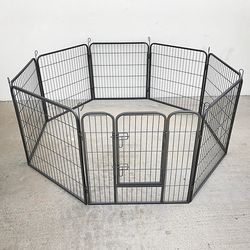 (New) $100 Heavy-Duty Dog Pet Playpen 8-Panels X (32” Tall X 32” Wide)