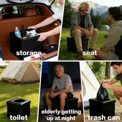 Emergency Camping toilet, Seat for Elderly