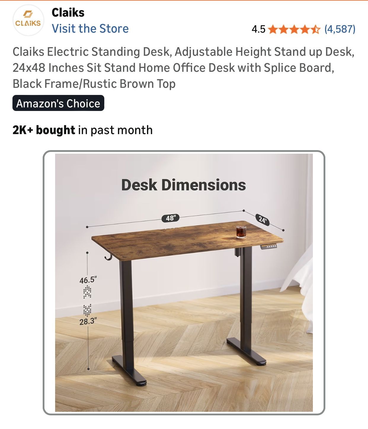 Standing Desk - Unopened