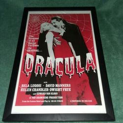 Dracula Movie Poster 12"×18" In A Black Frame