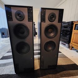 Mirage (1989) M-760 Vintage Dual Powered 3 Way Floor Standing Speaker's 