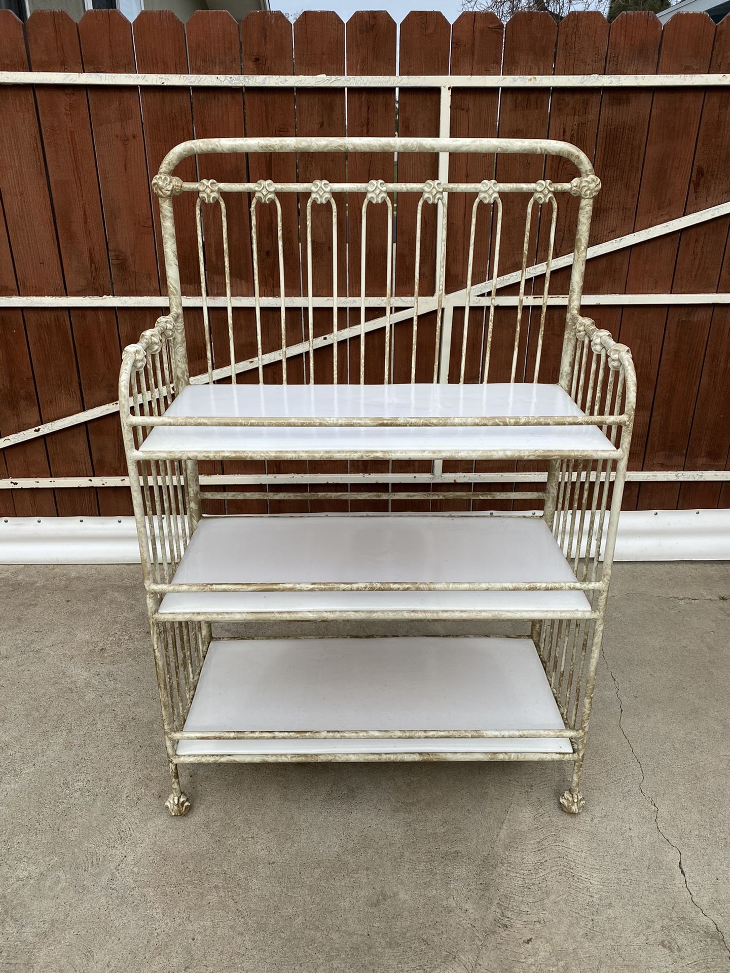Corsican Iron Baby Changing Table
