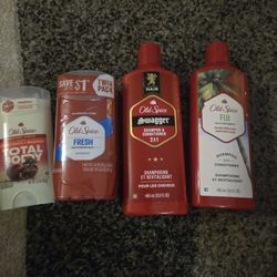 Old Spice Bundle-Shampoo, Conditioner,  & Deoderants 