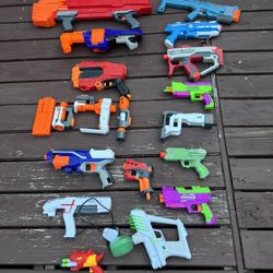 Huge Lot Of Nerf Guns 