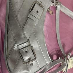Brand New Silver Purse Handbag Shoulder Bag 