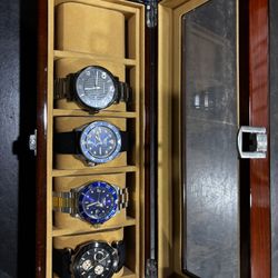 Watches And Watch Case For Sale