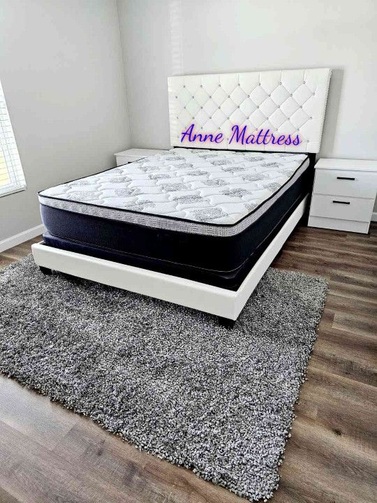 NEW QUEEN PILLOW TOP MATTRESS AND BOX SPRING
