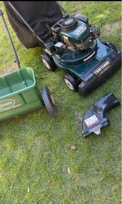 Leaf vacumm used 10x. Just tuned also ground blower chipper