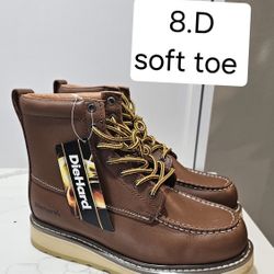 Die Hard Soft Toe Work Boots Size 8.5 