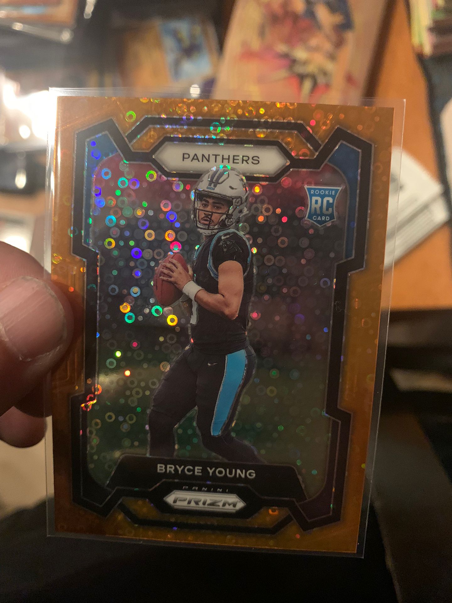 Bryce Young Orange Disco Prizm Rookie Card