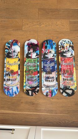 Decorative Skateboards For Wall Pop Art, graffiti