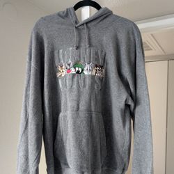 Vintage 1990s Looney Tunes Fleece Hoodie