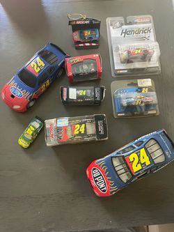9 individual Jeff Gordon/NASCAR Collectibles