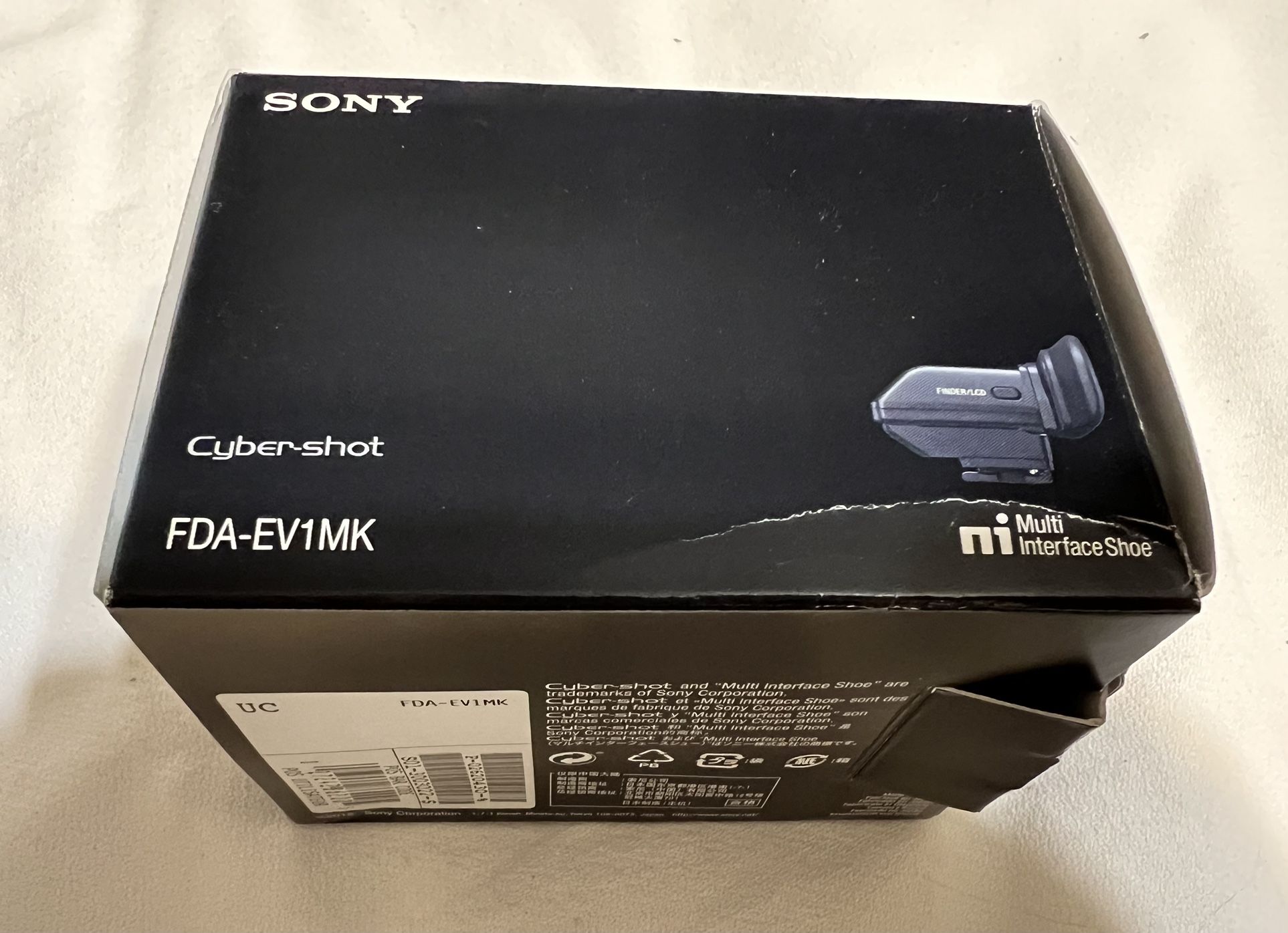 new open box Sony Cyber-shot FDA-EV1MK Electronic Viewfinder kit