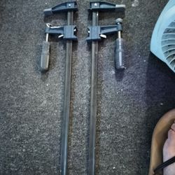 Pair Of F Frame Clamps