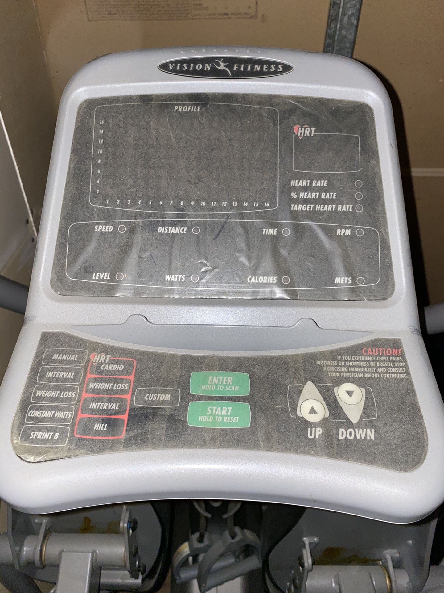 Elliptical Vision Fitness foldable