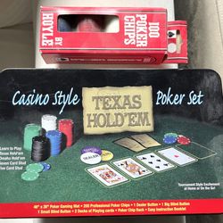 Casino Style Texas Hold ‘Em Poker Set