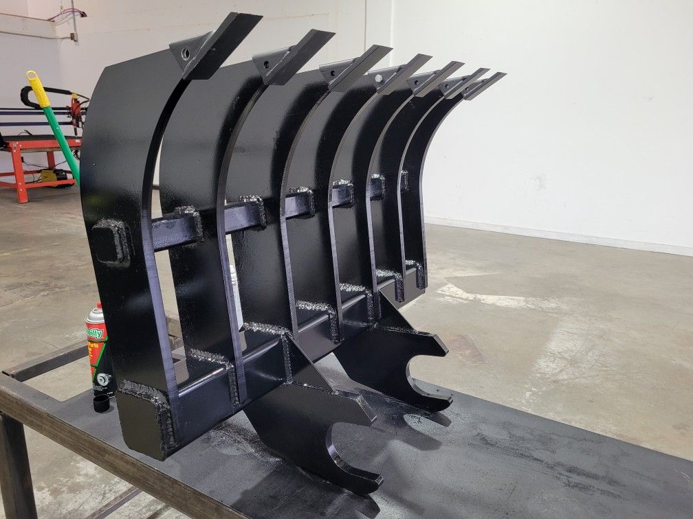 KUBOTA KX080 Brush Rake for Mini Excavator