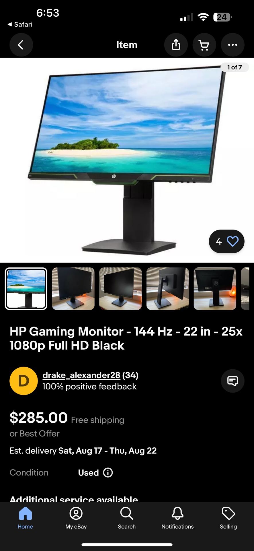 great gaming monitor.