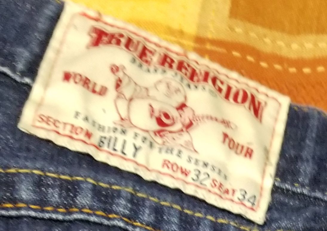True Religion Jeans 32 waist 34 length cost over $ 200.00