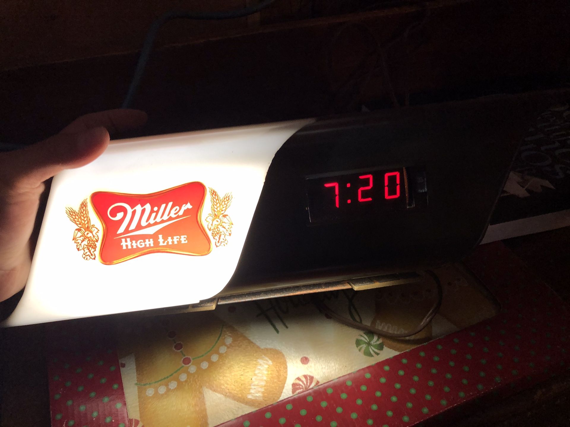 Miller High Life Beer Clock