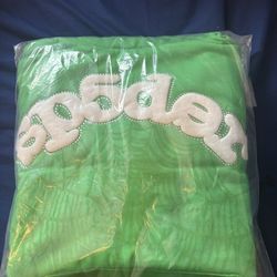 Sp5der hoodie Green
