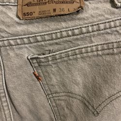 Vintage Levi’s 550s Orange Tab 36x32 