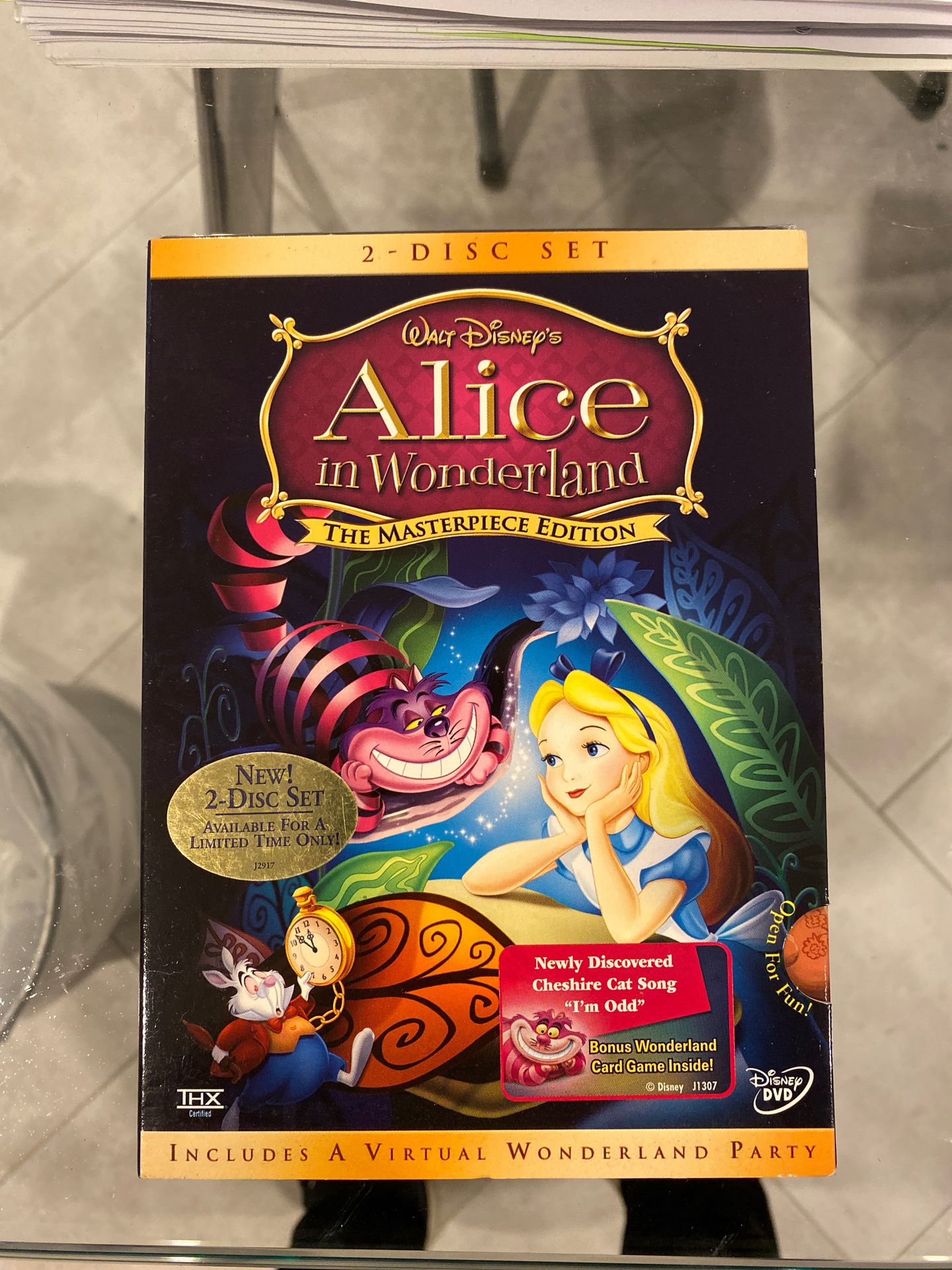 Walt Disney’s Alice in wonderland brand new DVD