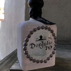 Decorated Tequila Bottle