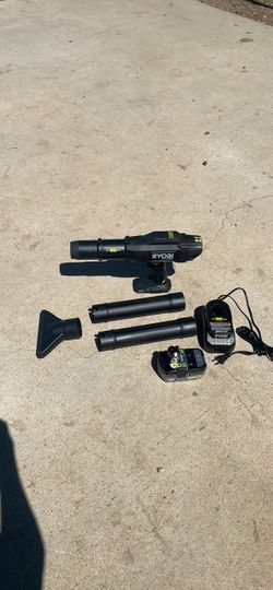 RYOBI ONE+ HP 18V Brushless Cordless 220 CFM 140 MPH Compact Leaf Blower 30th Anniversary Kit with 4.0 Ah Battery & Charger