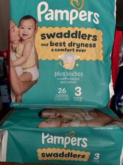 Pampers Swaddlers diapers - size 3