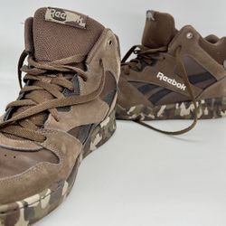 Reebok Shoes Mens Size 12 Shoes Brown Camouflage Athletic Sneakers