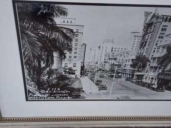 Framed Photo East Flager St. Miami