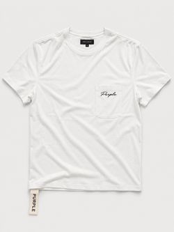 White Purple Shirt