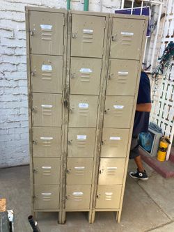 Metal lockers
