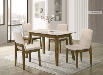 5 Pc Modern Dining Set