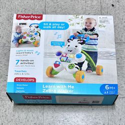 Fisher-Price Baby to Toddler Toy, Learn with me Zebra Walker