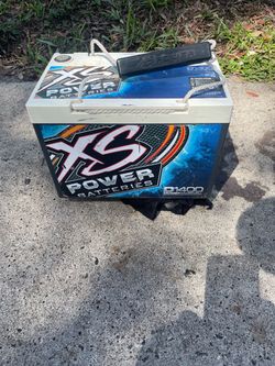XS Power D1(contact info removed) Amp AGM Battery with 580 & M6 Terminal Hardware - Group