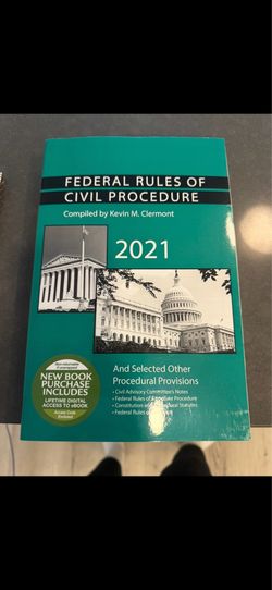 Federal Rules of Civil Procedure 2021