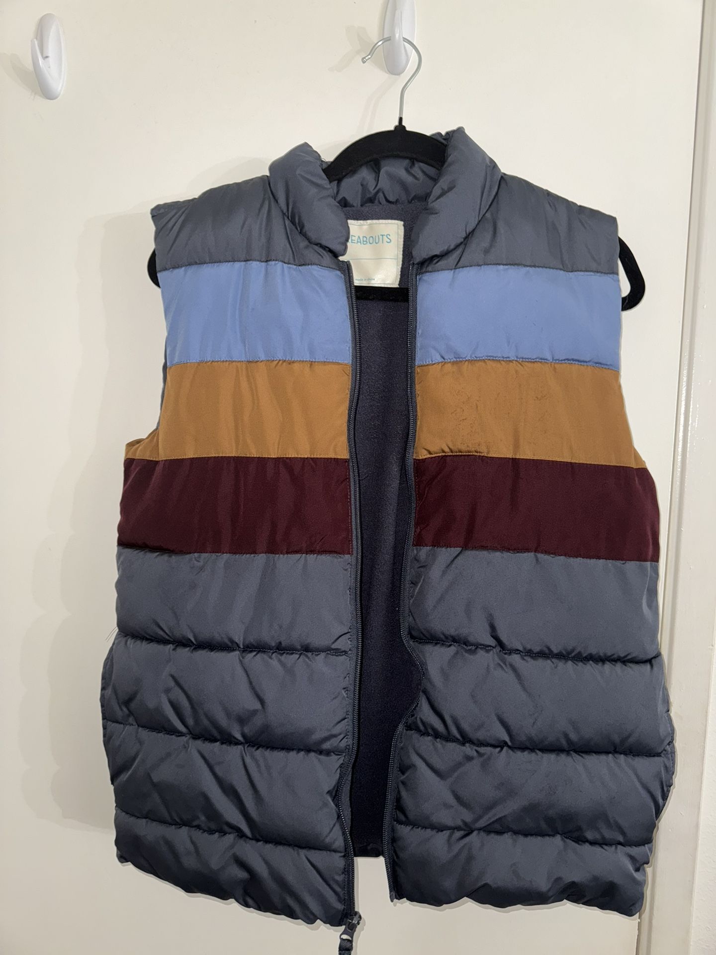 Boys Lined Puffer Vest XL