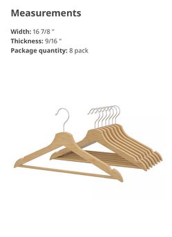 Wooden hangers
